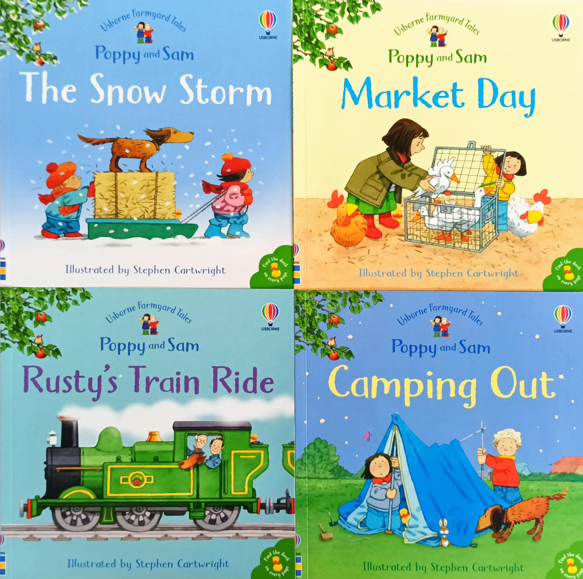 Usborne Farmyard Tales Combo 3 (4 Books)