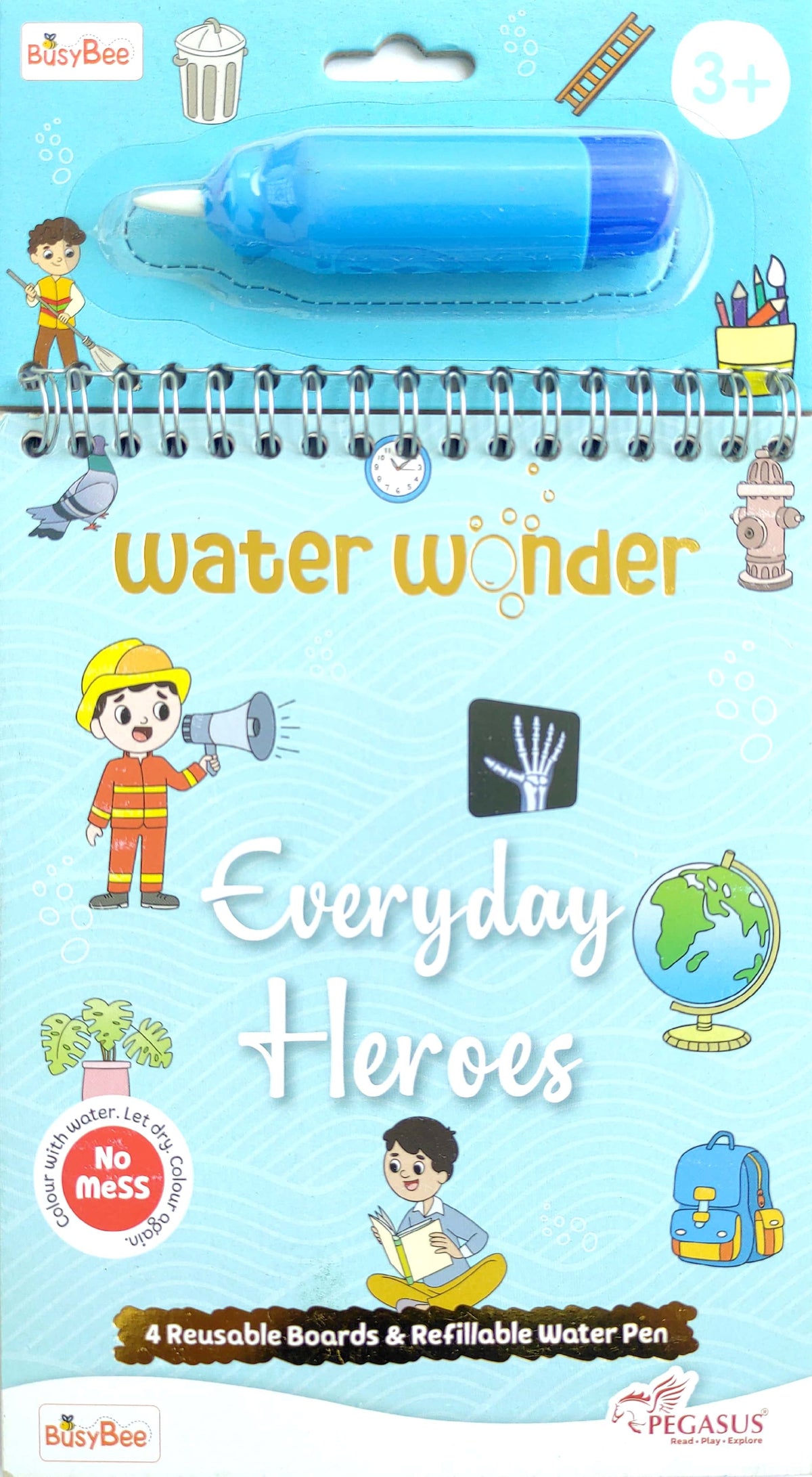 Everyday Heroes (Water Magic Colouring)