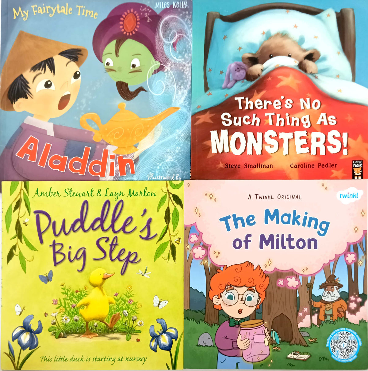 Fairy Tale & Fun Picture Book Set, Age 3+ (4 Books)