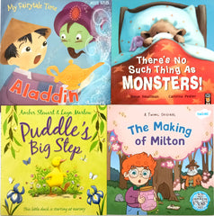 Fairy Tale & Fun Picture Book Set, Age 3+ (4 Books)