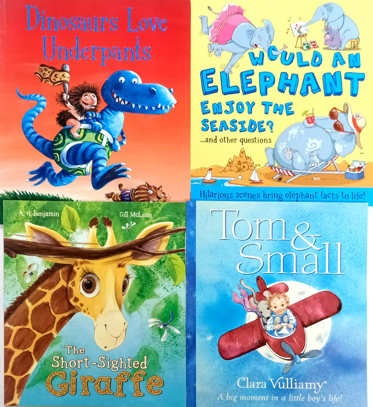 Animal & Dinosaur Picture Book Set 2, Age 3+ (4 Books)