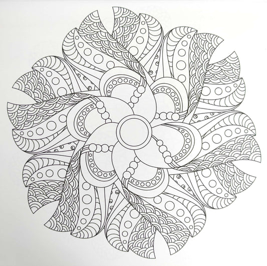 Floral Colouring for Adults