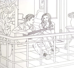 Life settings Colouring book for Adults