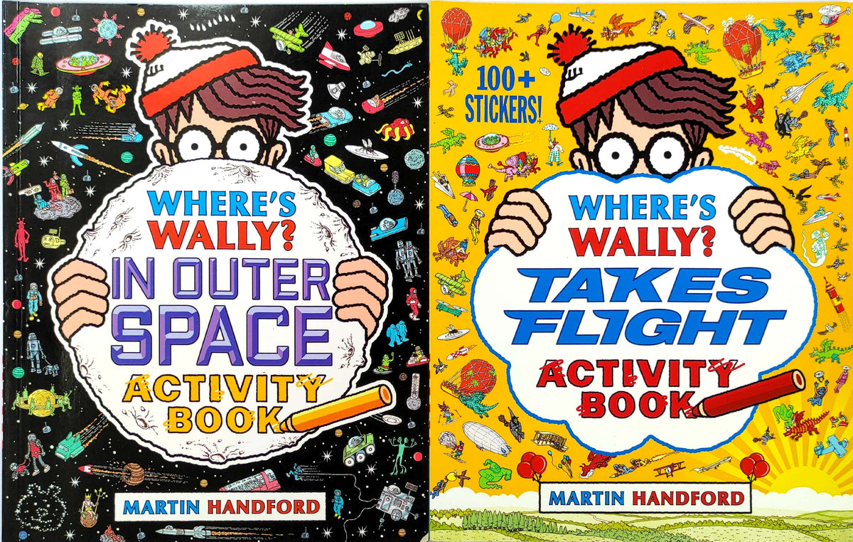 Where's Wally? Activity Book Set, Age 5+ (2 Books)