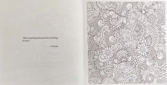 Nature Colouring book for Adults