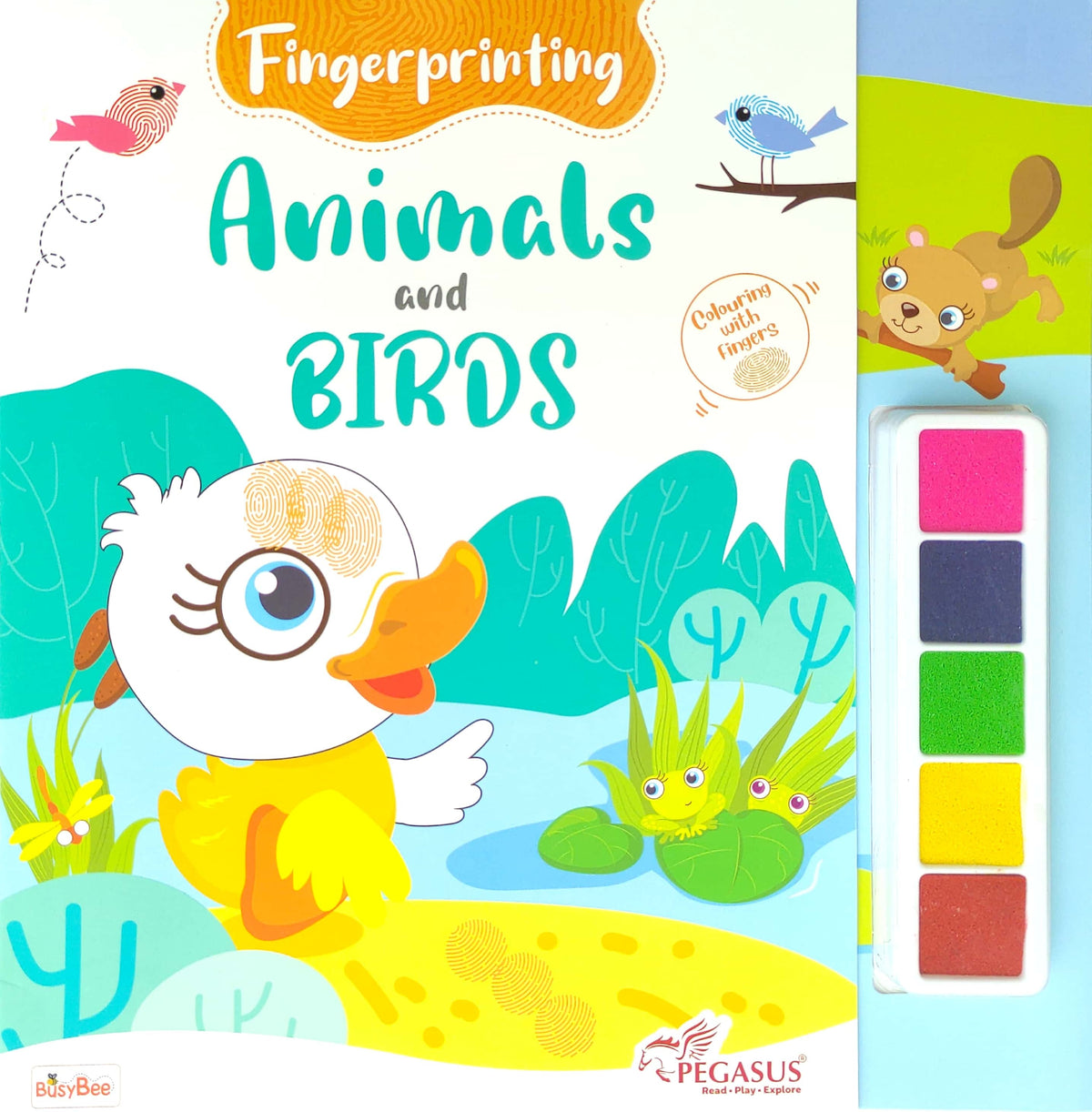 Animals and Birds (Fingerprint Book)