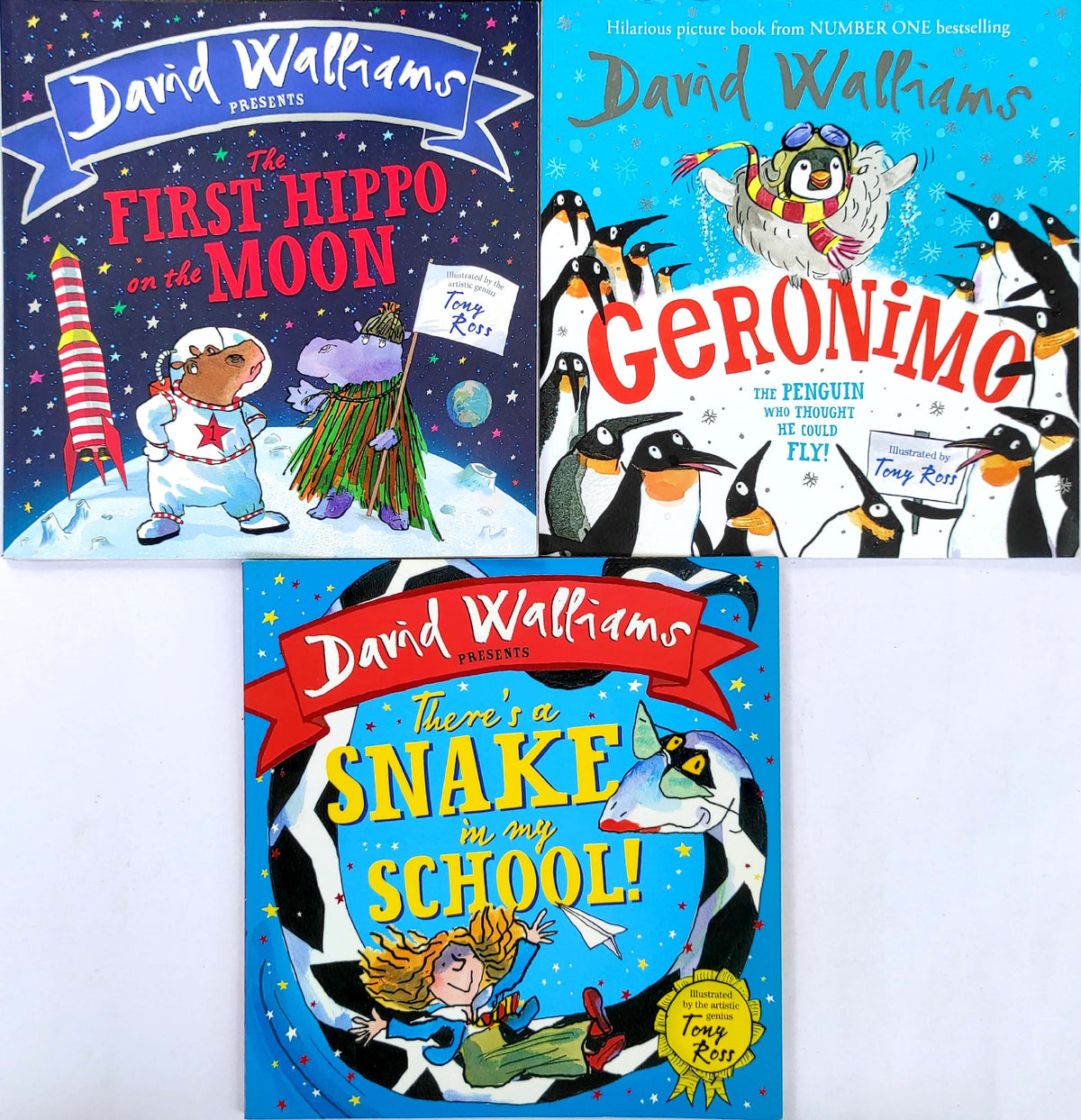 David Walliams Picture Book Set, Age 5+ (3 Books)