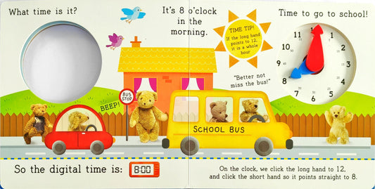 Tell the Time with Teddy (Clock Book)