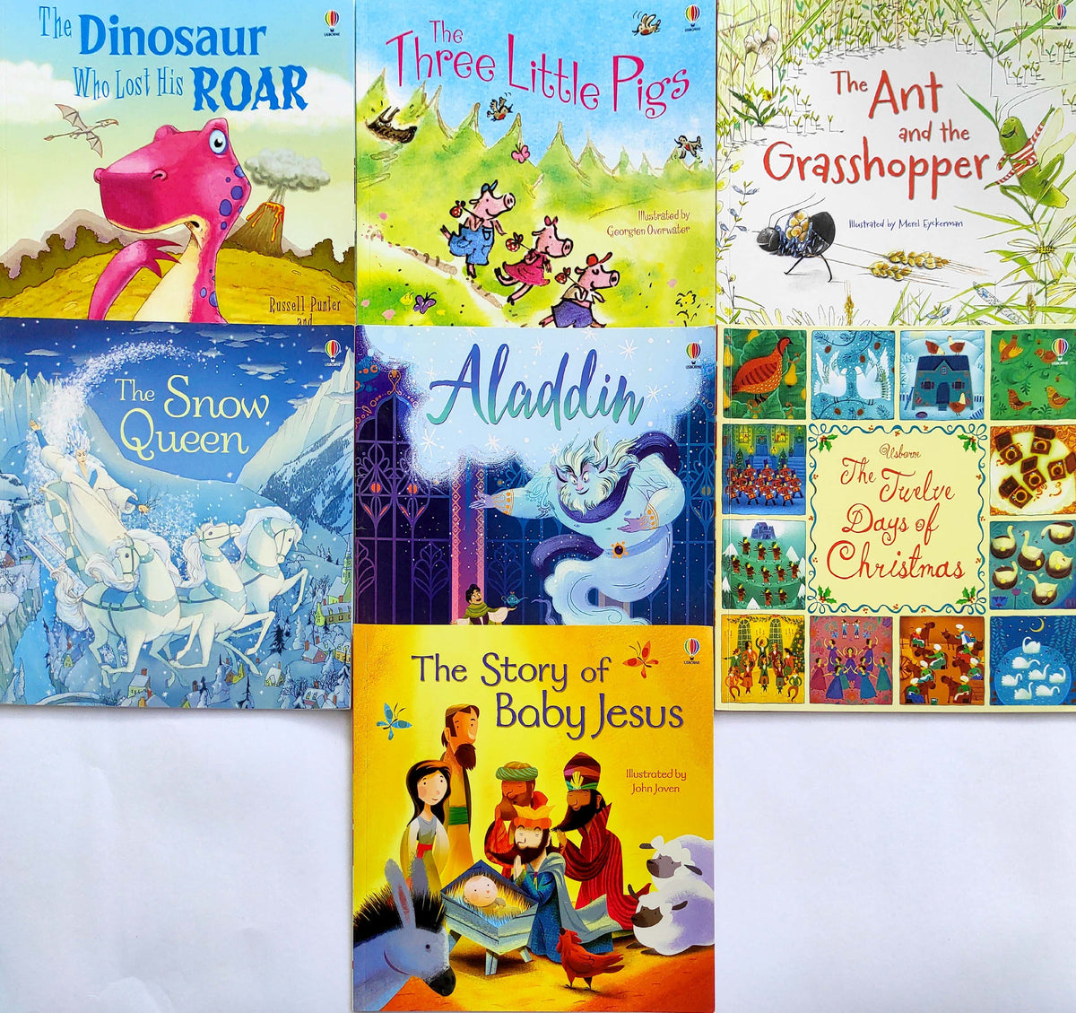 Usborne Fairy Tale & Festive Story Set, Age 3+ (7 Books)
