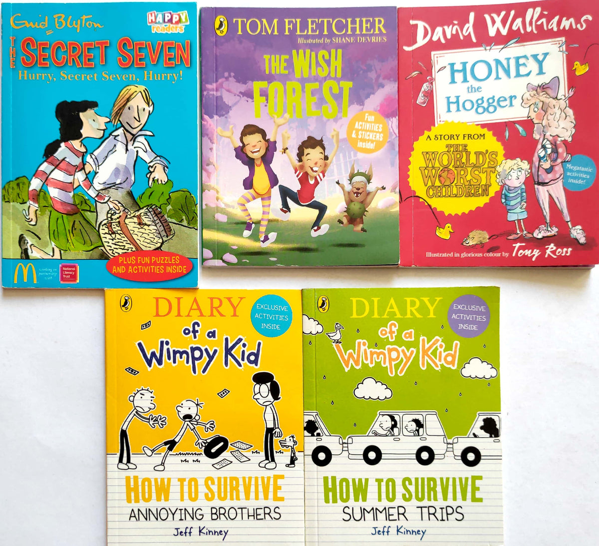 Chapter Books with Activities Set, Age 6+ (5 Books/Pocket Size Book)