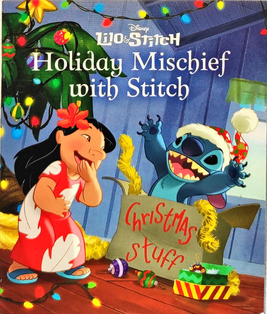 Disney Lilo & Stitch Holiday Mischief with Stitch (Pocket Friendly Book)