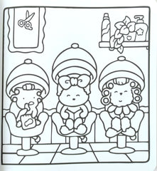 Bubbly Buddies Colouring Book