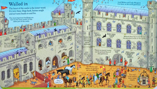 Usborne Look inside a Castle (Flap Book)