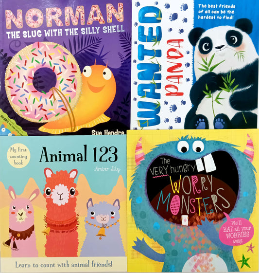 Animal Fun Picture Book Set, Age 3+ (4 Books)