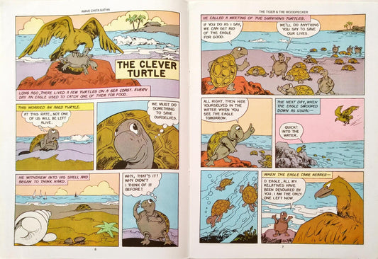 The Tiger and the Woodpecker (Fables & Humour)