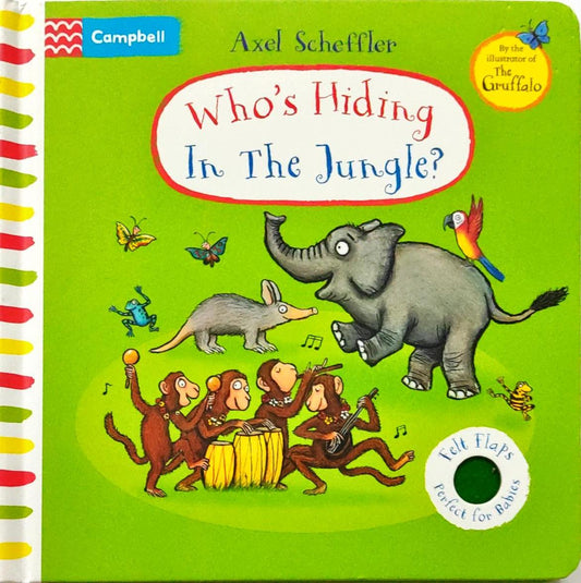 Who's hiding in the Jungle? (Felt flap)