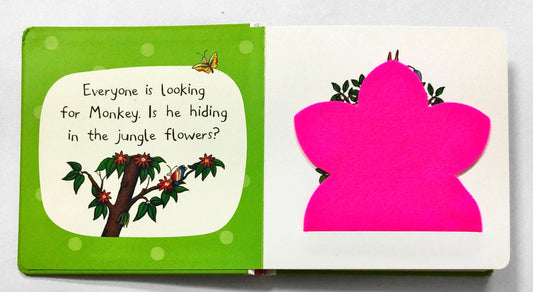 Who's hiding in the Jungle? (Felt flap)