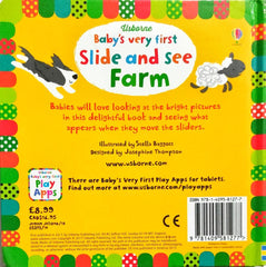 Usborne Baby's very first Slide and see Farm (Push Pull)