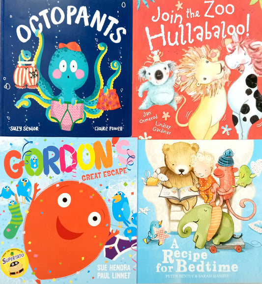 Funny Story Picture Book Set, Age 3+ (4 Books)