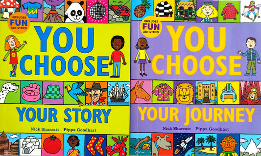 You Choose Activity Story Set (Nick Sharratt), Age 5+ (2 Books/Pocket Size Book)