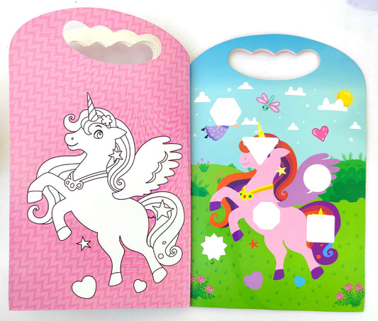 Magical Unicorns Colouring & Sticker Book