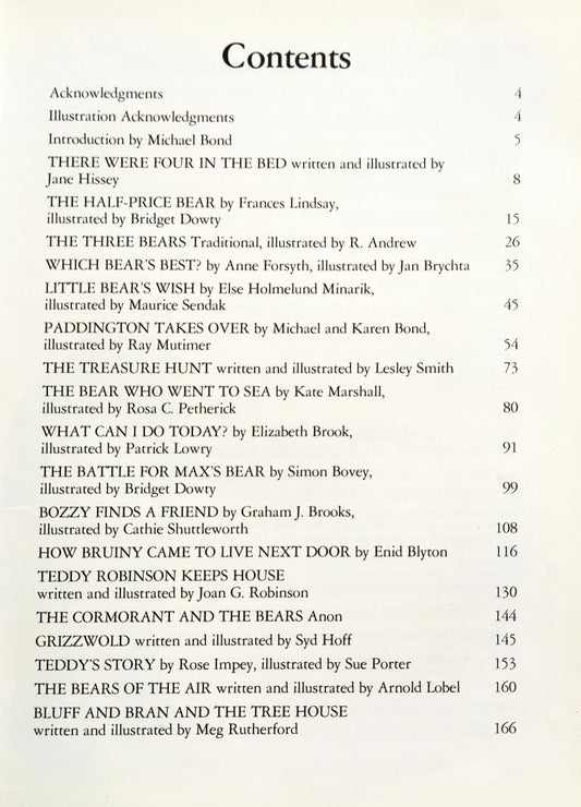 Michael Bond's Book of Bears