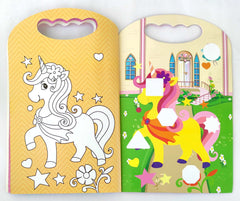 Magical Unicorns Colouring & Sticker Book