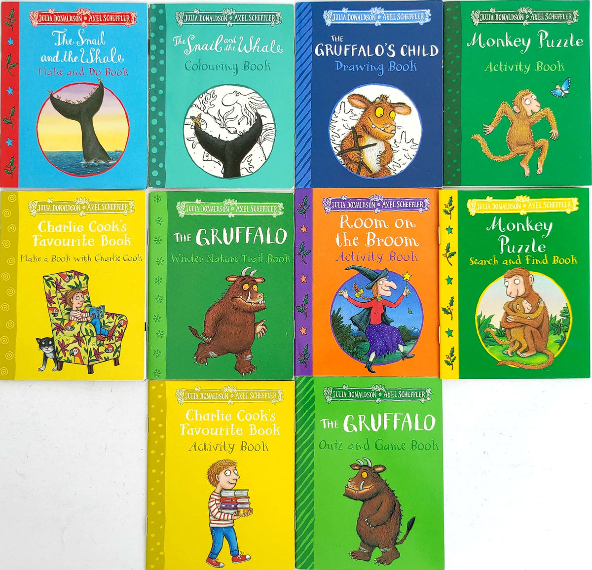 Julia Donaldson Activity Book Set, Age 3+ (10 Books/Pocket Size Book)