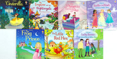 Usborne Fairy Tales & Dollies Story Set, Age 3+ (7 Pocket Size Book)