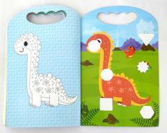 Mighty Dinosaurs Colouring & Sticker Book