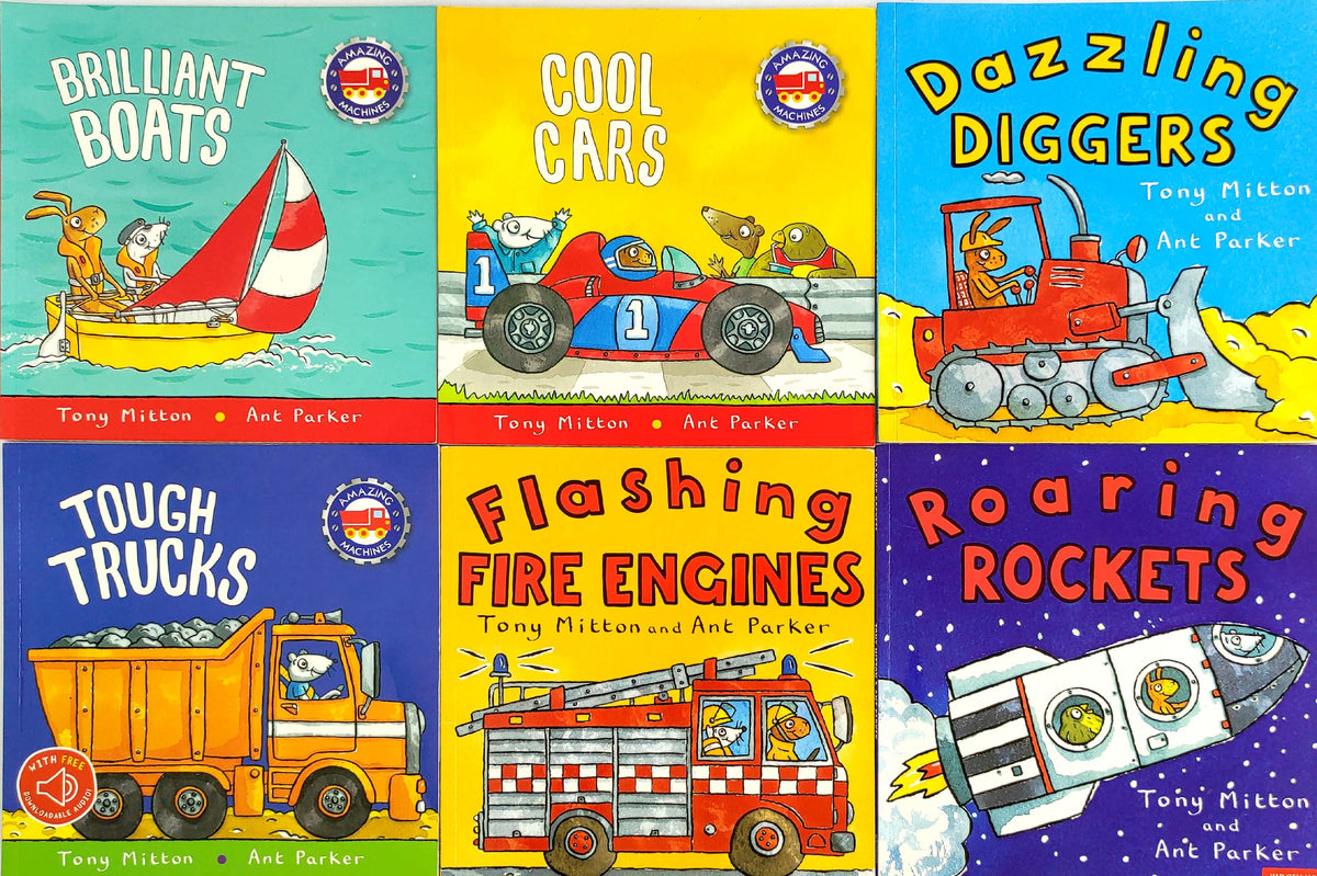 Amazing Machines Story Set 3, Age 3+ (6 Books)