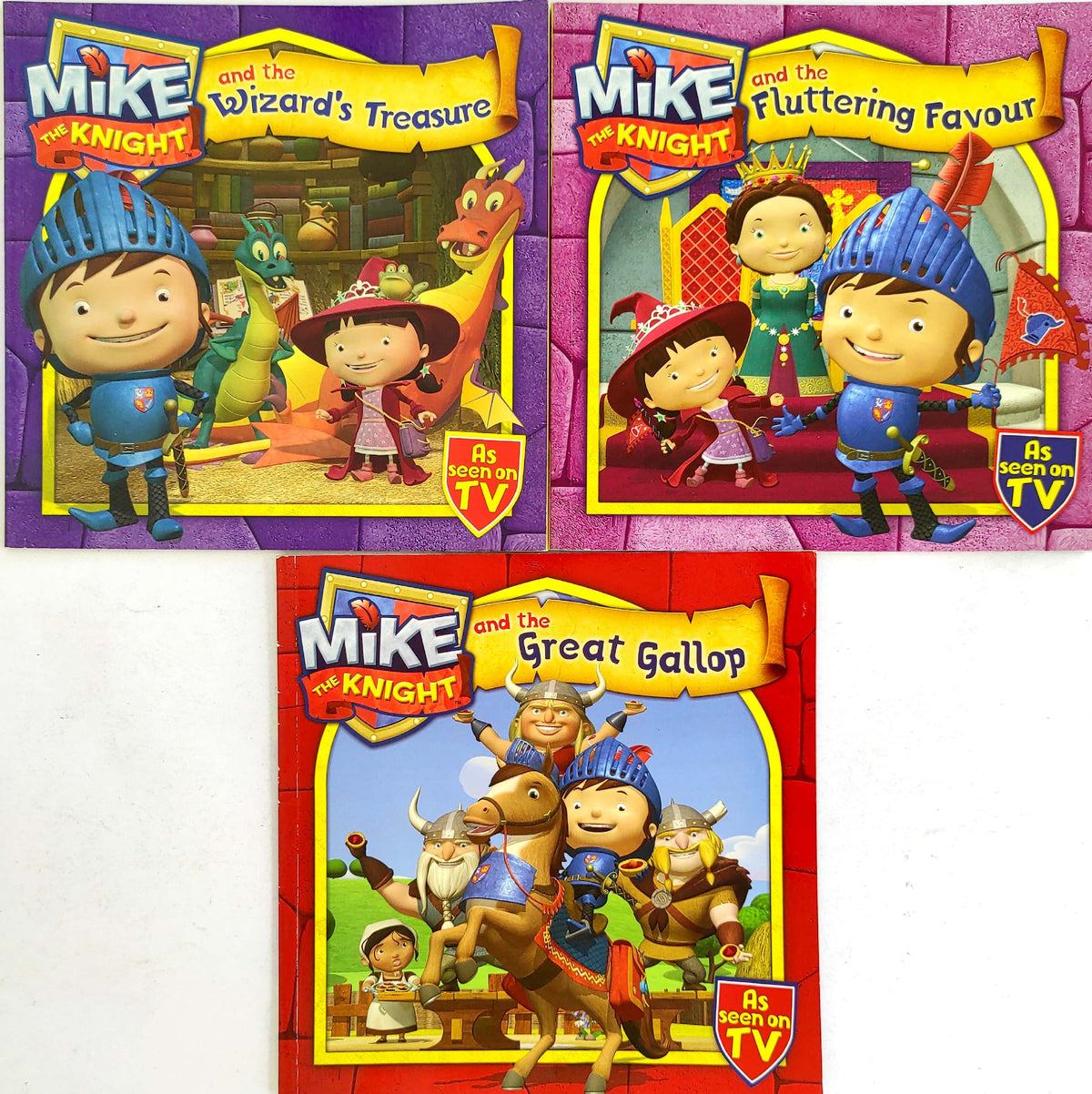 Mike the Knight Story Set, Age 3+ (3 Books)
