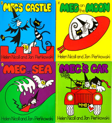 Meg and Mog Story Set (Helen Nicoll & Jan Pienkowski), Age 3+ (4 Books)
