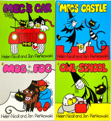 Meg and Mog Story Set 2 (Helen Nicoll & Jan Pienkowski), Age 3+ (4 Books)