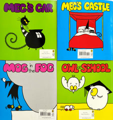 Meg and Mog Story Set 2 (Helen Nicoll & Jan Pienkowski), Age 3+ (4 Books)