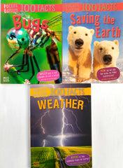 100 Facts Pocket Edition Set, Age 7+ (3 Books)