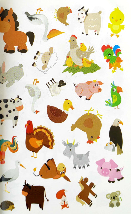 Animals (1001 Awesome Stickers)