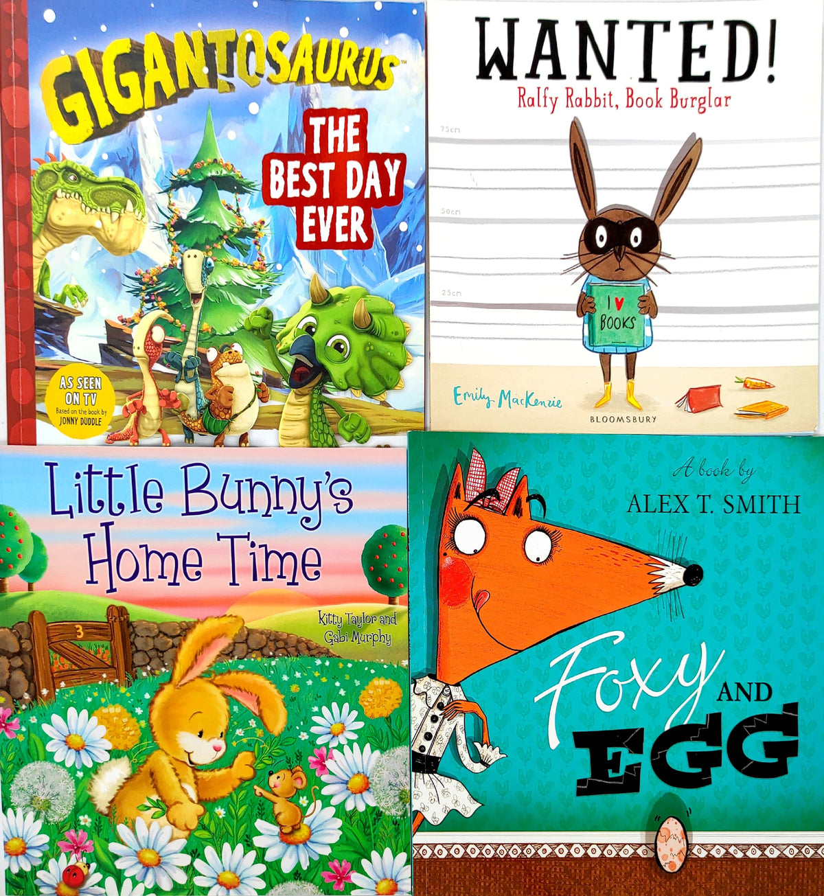 Animal & Dinosaur Picture Book Set, Age 3+ (4 Books)