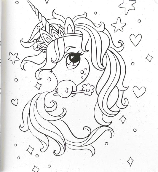 Magical Unicorns Colouring Book
