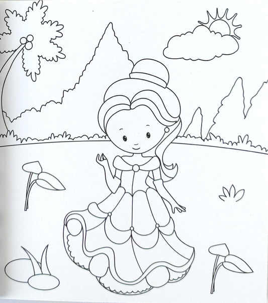 Pretty Princess Colouring Book