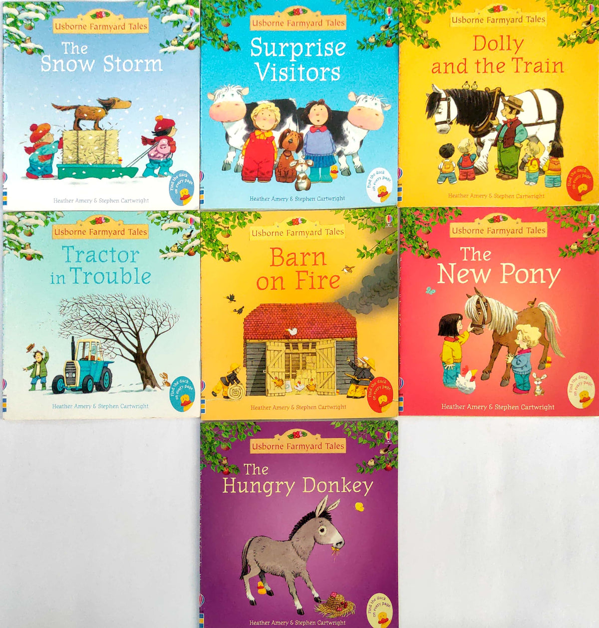 Usborne Farmyard Tales Collection, Age 3+ (7 Books)