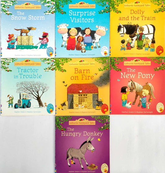 Usborne Farmyard Tales Collection, Age 3+ (7 Books)