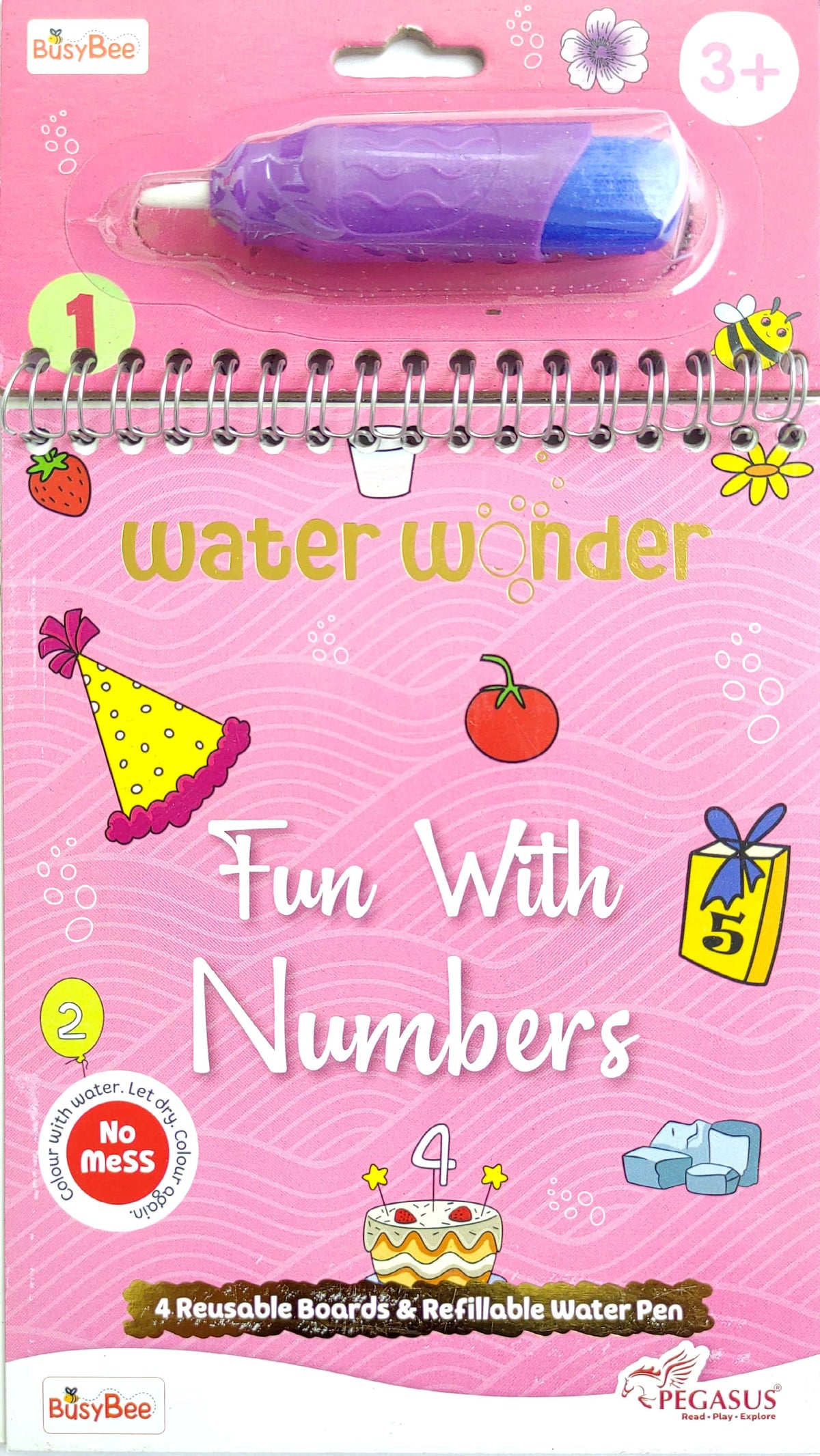 Fun With Numbers (Water Magic Colouring)