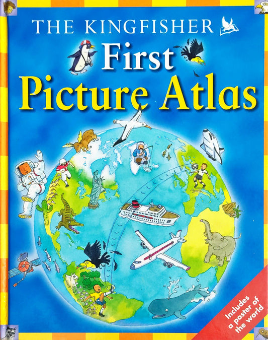 The Kingfisher First  Picture Atlas With Poster