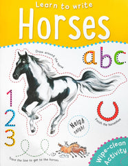 Learn to Write Horses (Wipe and Clean)