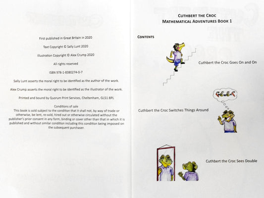 Cuthbert the Croc Mathematical  Adventures Book 1