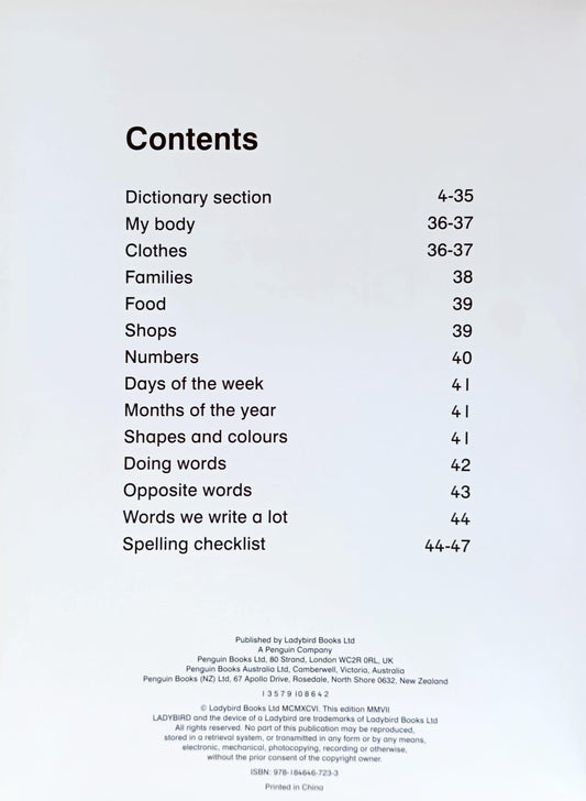 Picture Dictionary