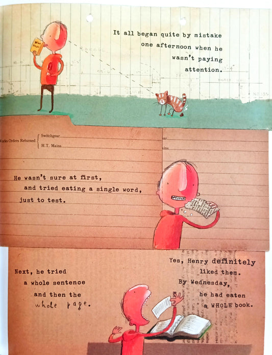 The Incredible Book Eating Boy (Oliver Jeffers )