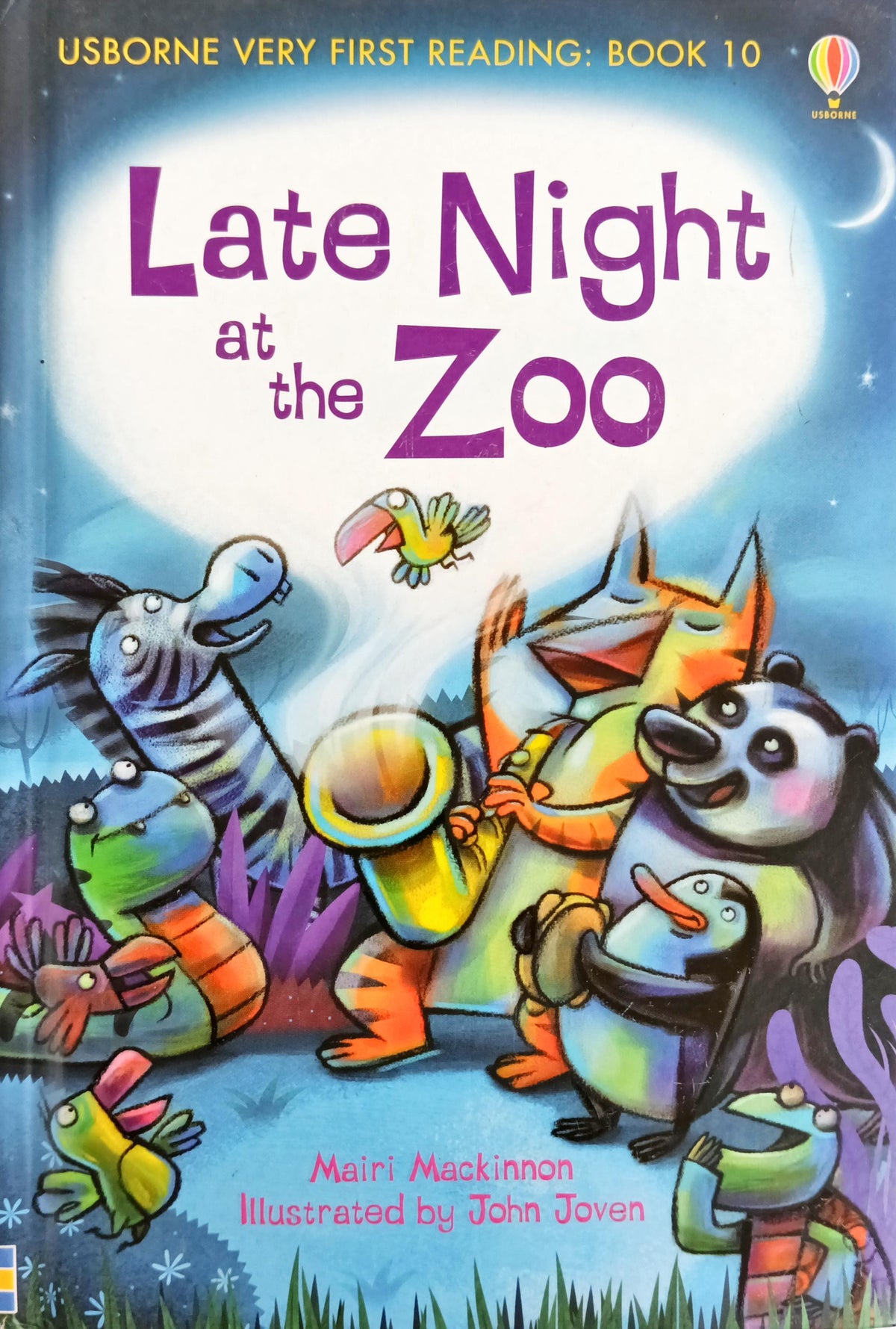 Usborne Late Night At the Zoo ( Very First Reading)