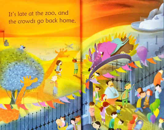 Usborne Late Night At the Zoo ( Very First Reading)